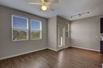 Faux wood flooring